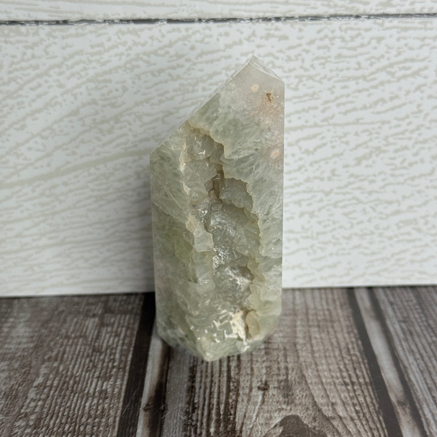 Green Flower Agate Freeform