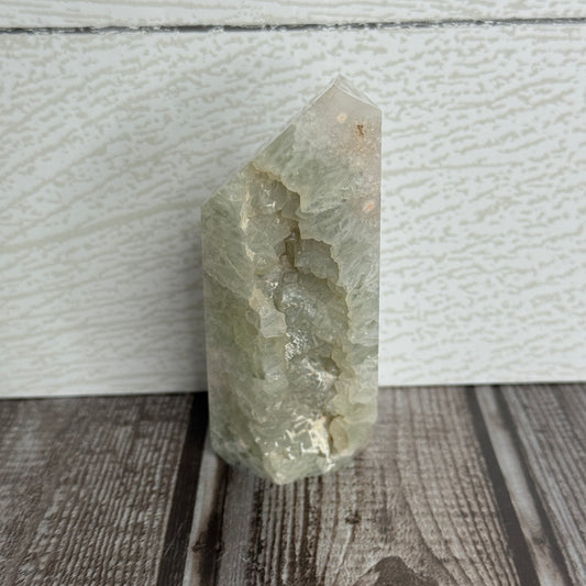 Green Flower Agate Freeform