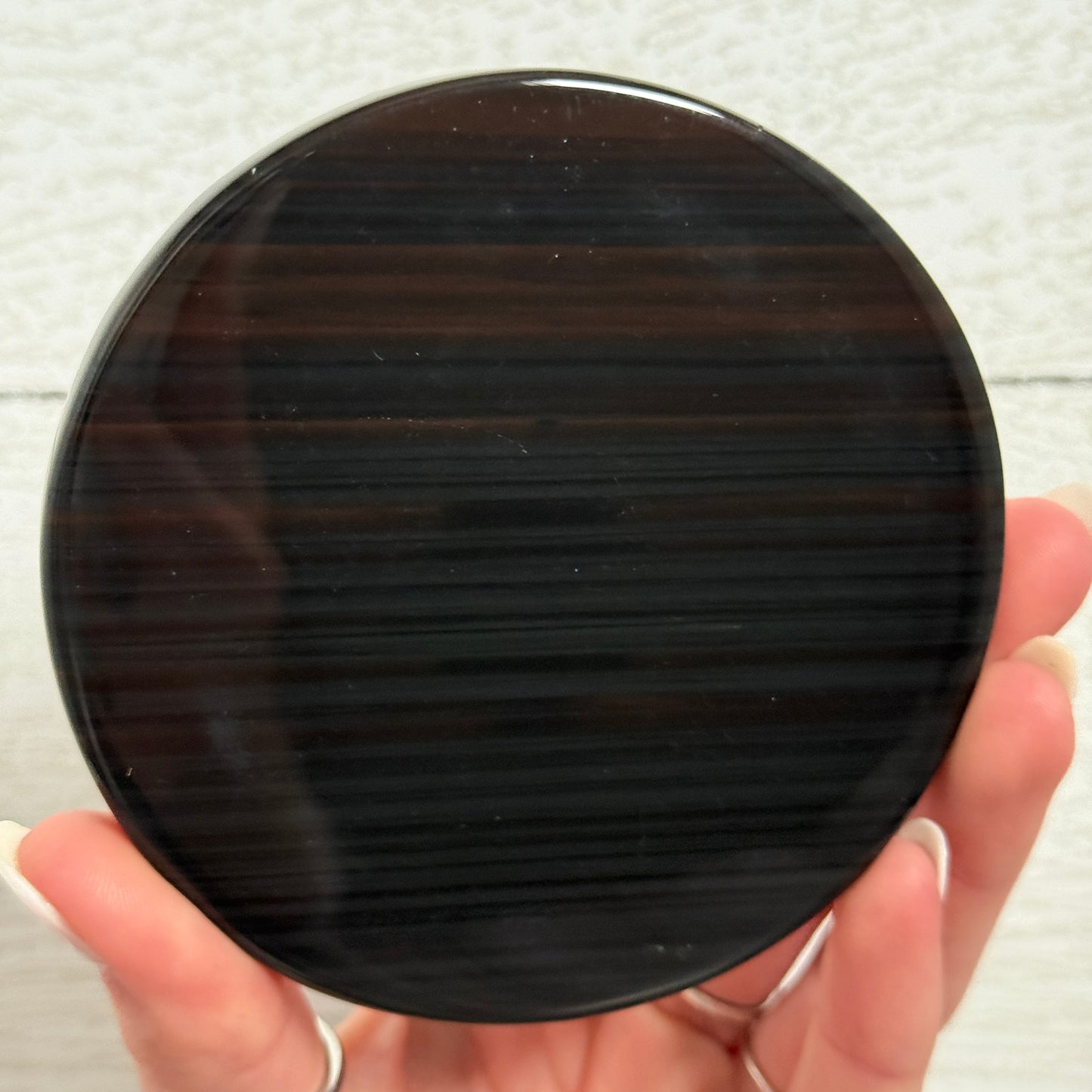Midnight Lace Obsidian Plate