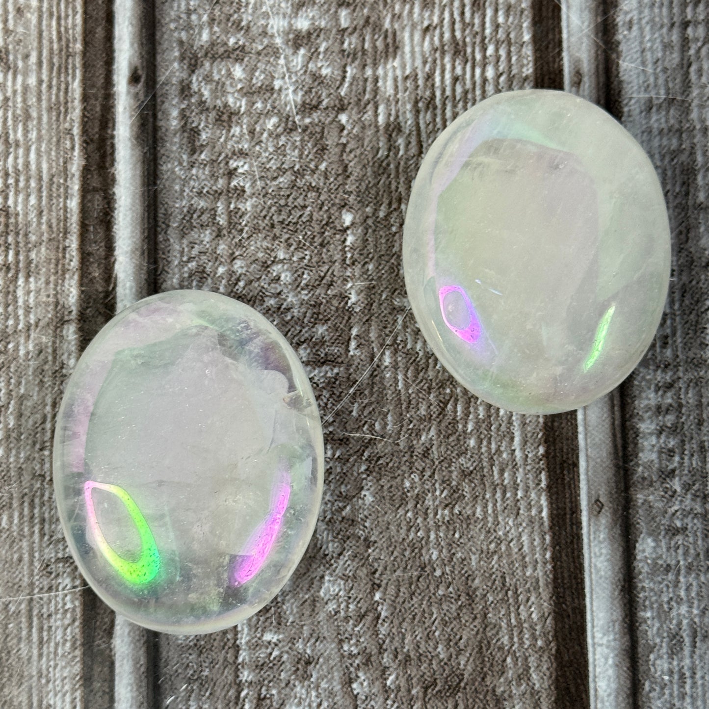 Angel Aura Quartz Palmstone