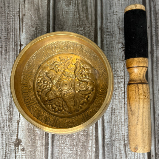 Embossed Singing Bowl 5"