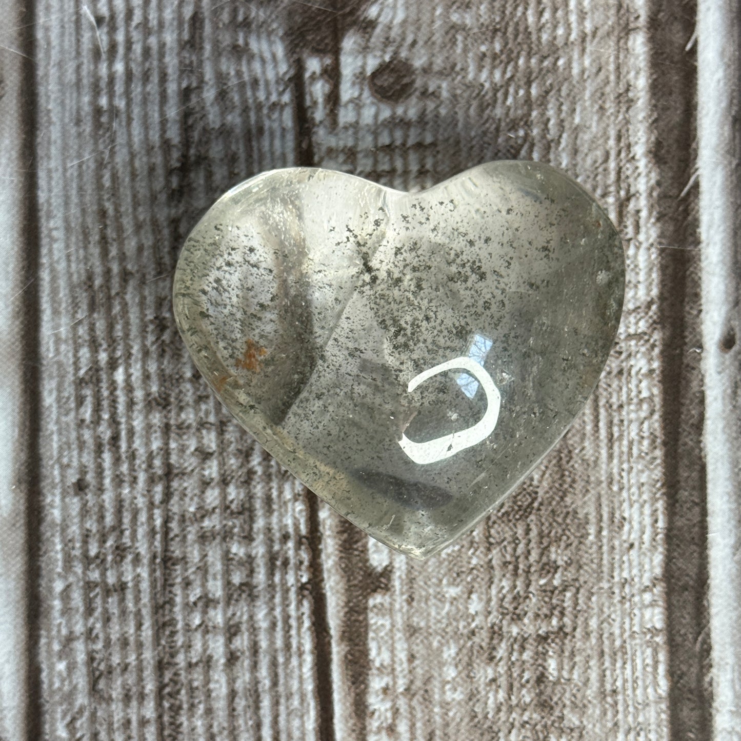Garden Quartz Heart or Moon