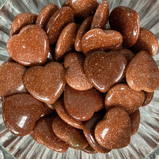 Goldstone Heart