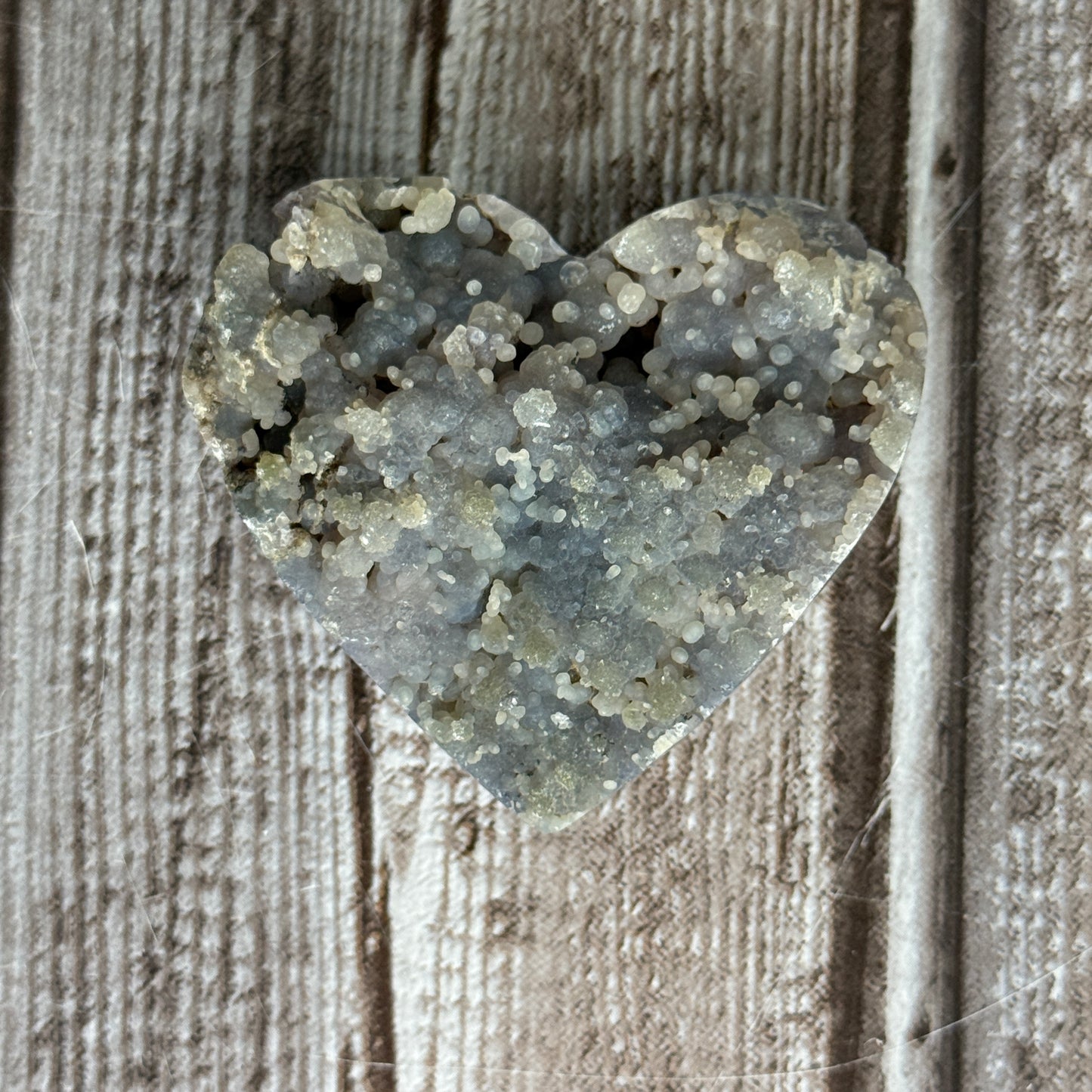 Grape Agate Heart