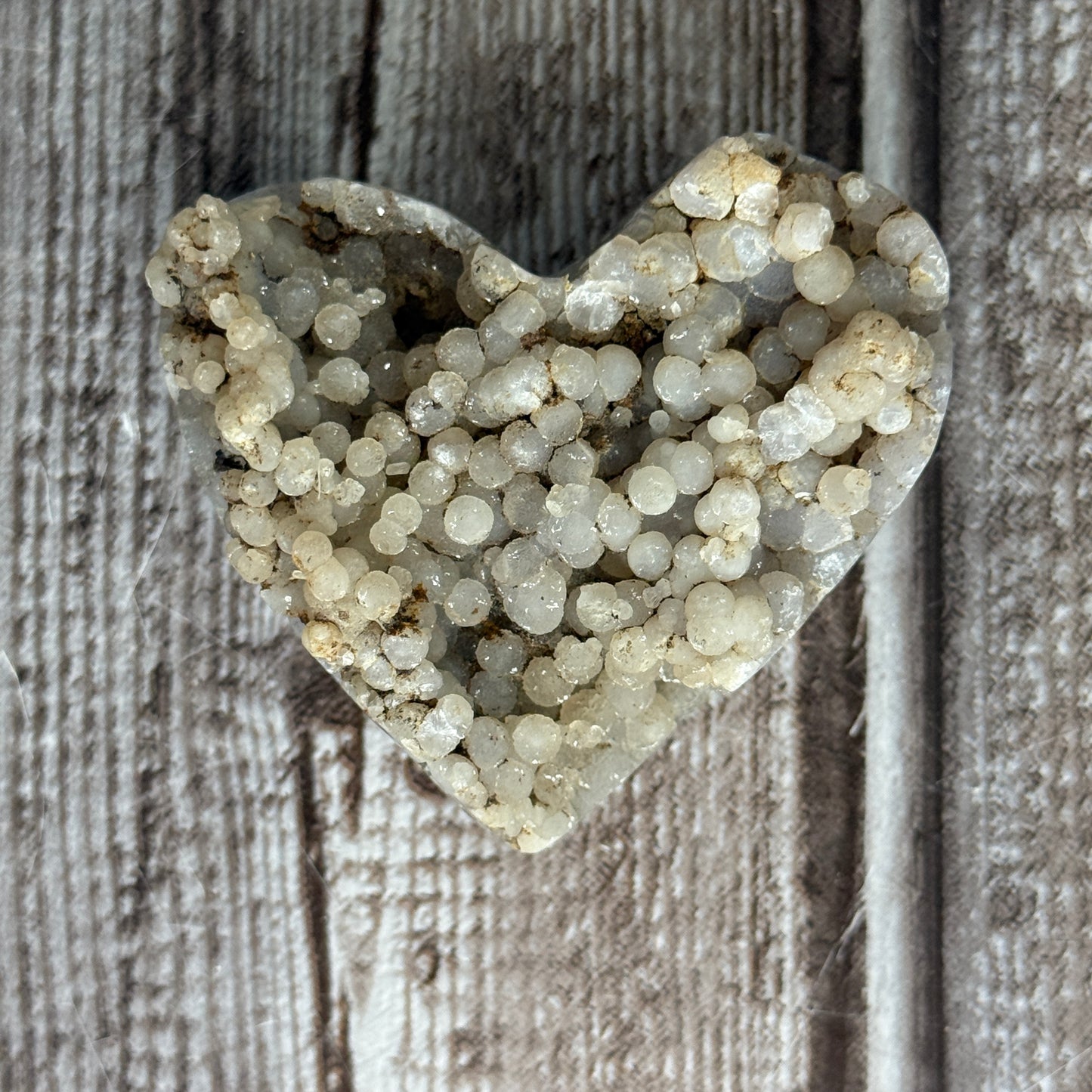 Grape Agate Heart