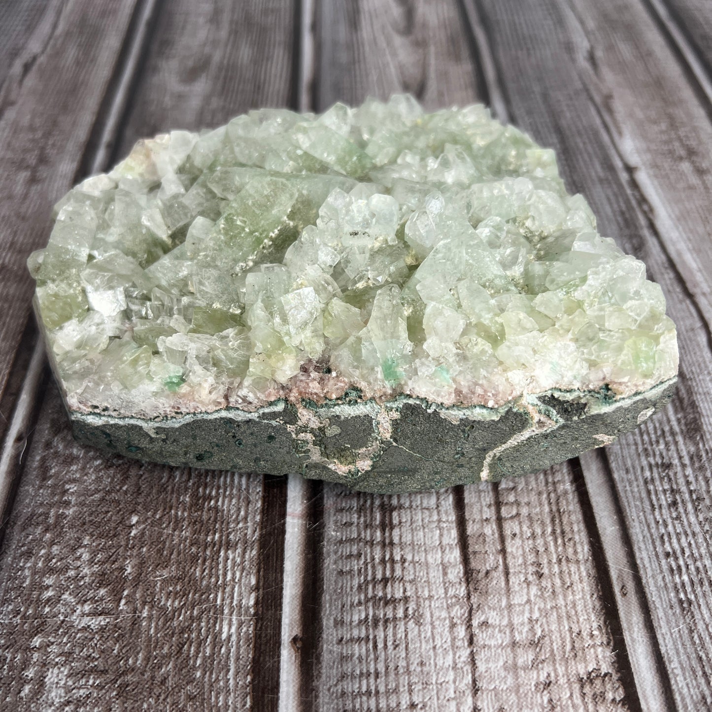 Green Apophyllite Cluster