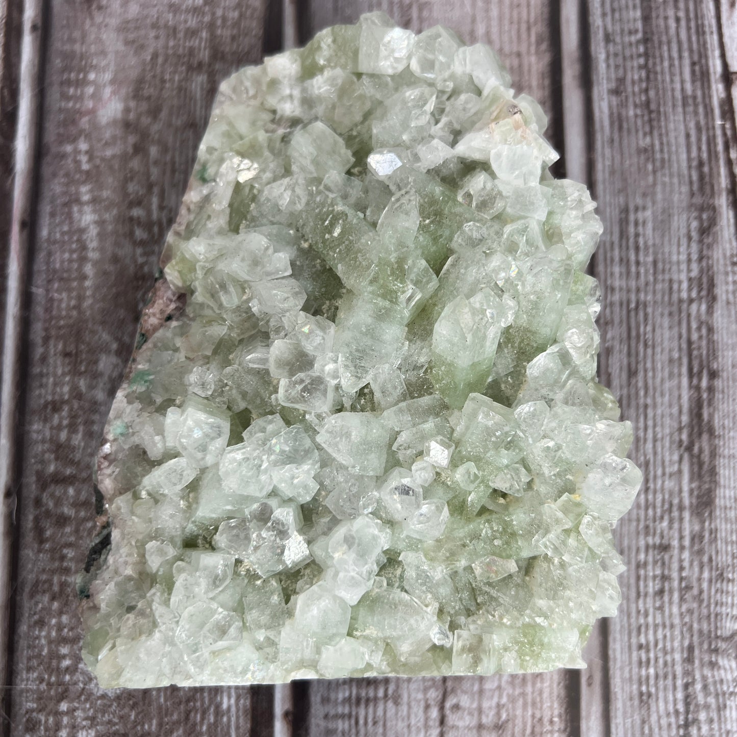 Green Apophyllite Cluster