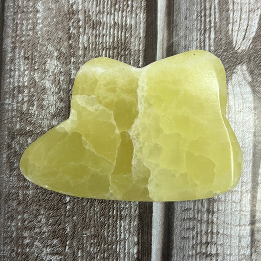Lemon Calcite Carving