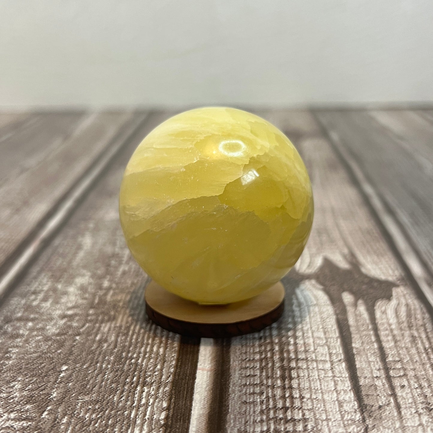 Lemon Calcite Sphere