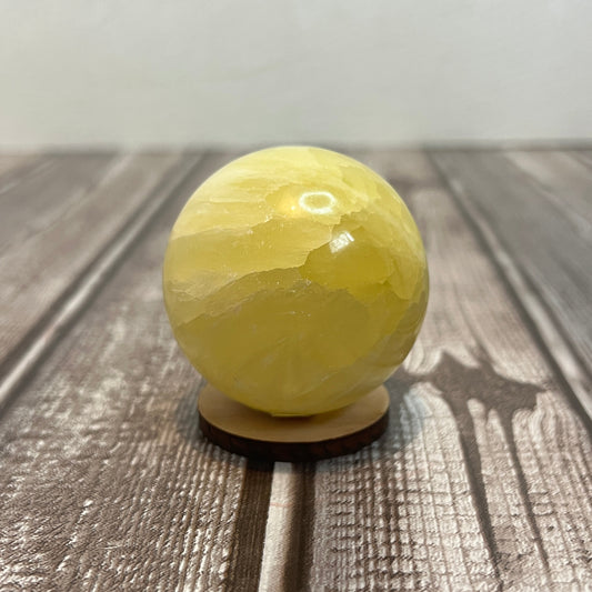 Lemon Calcite Sphere