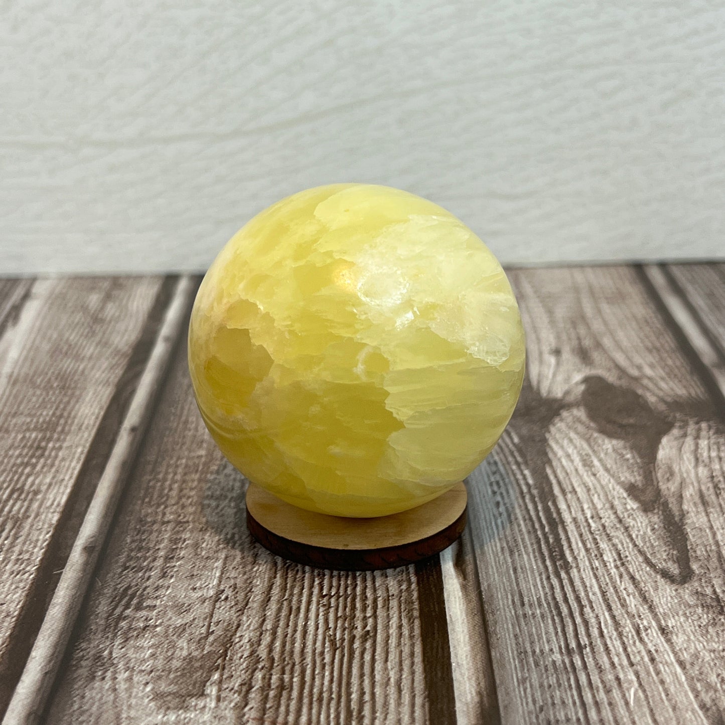 Lemon Calcite Sphere