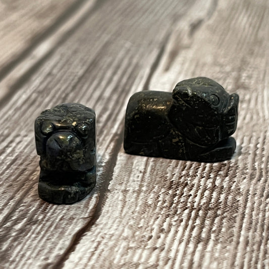 Moss Agate Lion