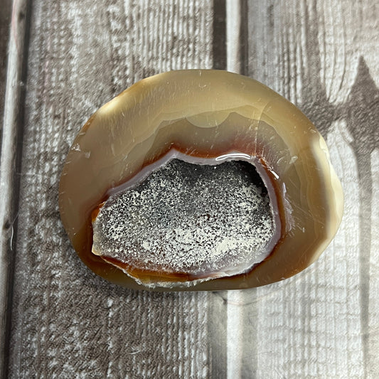 Orca Agate Palm Stone