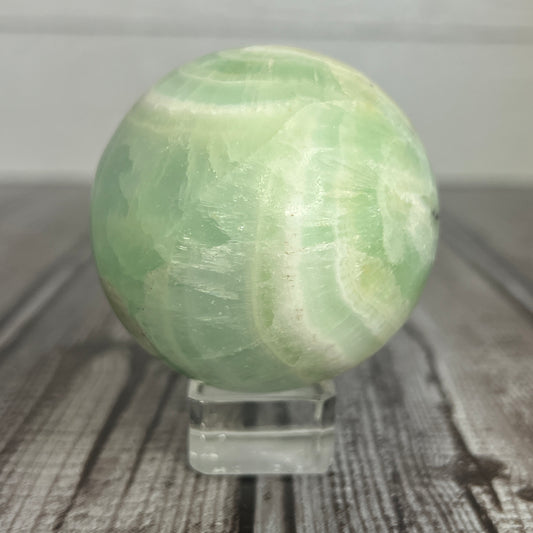 Pistachio Calcite Sphere