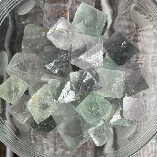 Rainbow Fluorite Octahedron