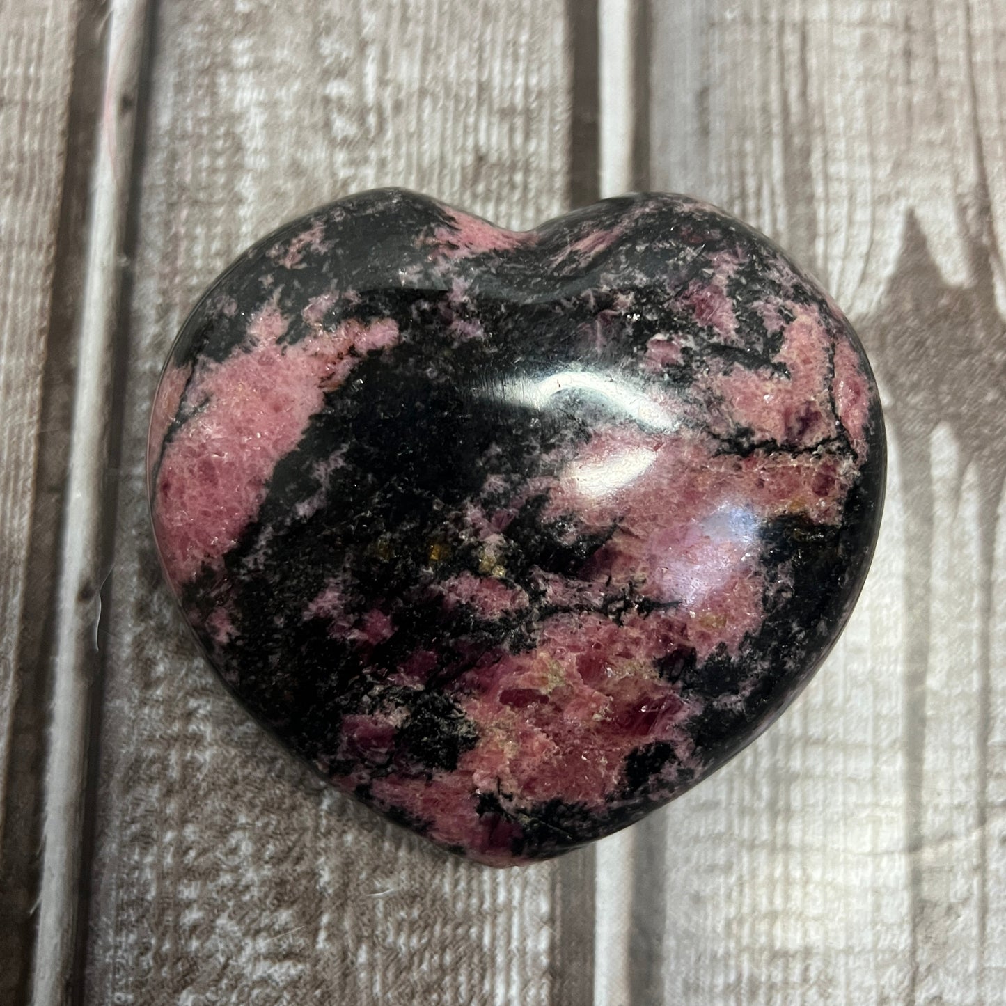 Rhodonite Heart