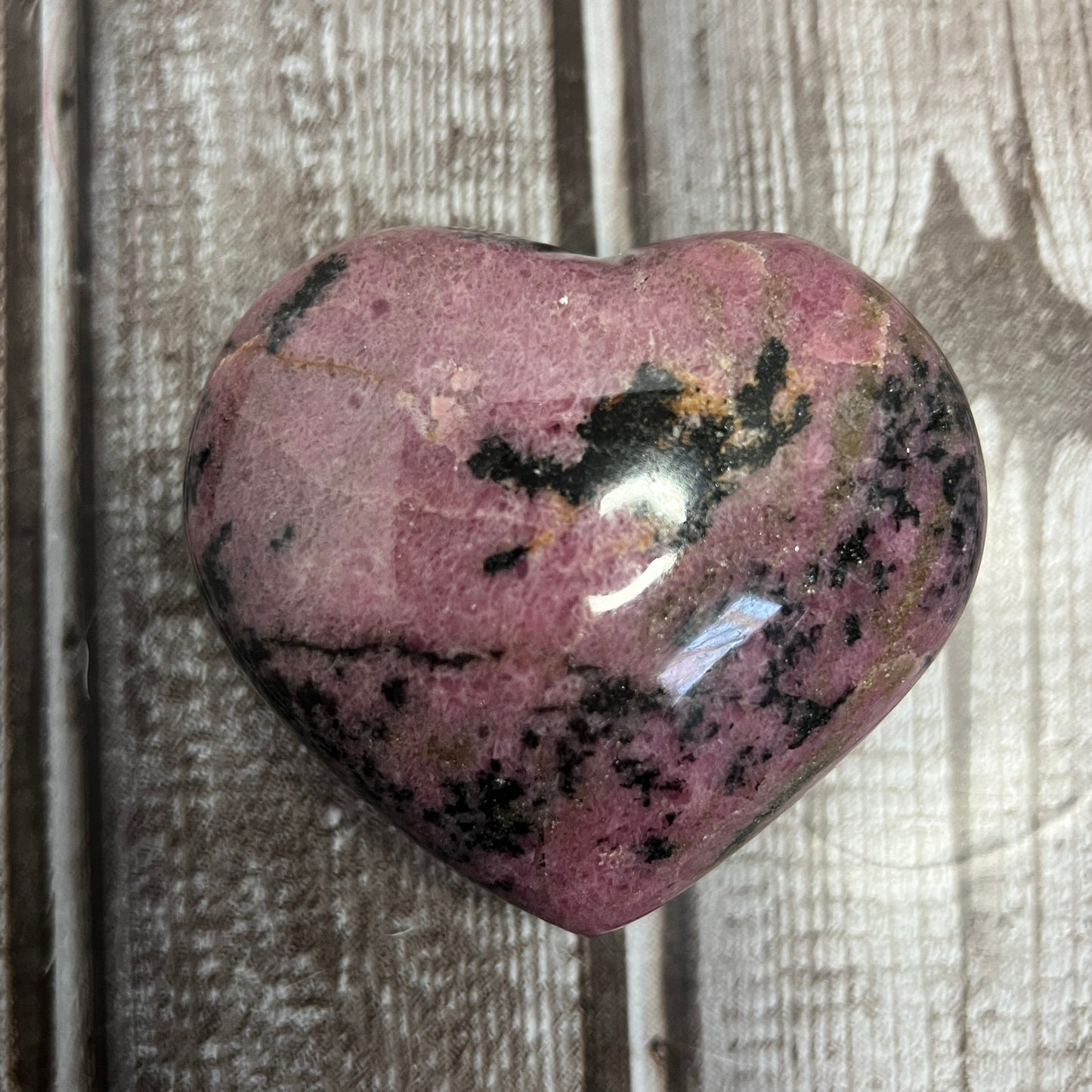 Rhodonite Heart