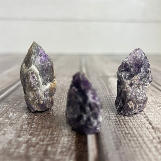 Rough Chevron Amethyst Mini Point