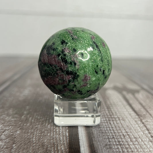Ruby Zoistite Sphere