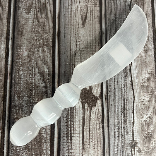 Selenite Athame