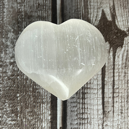Selenite Hearts