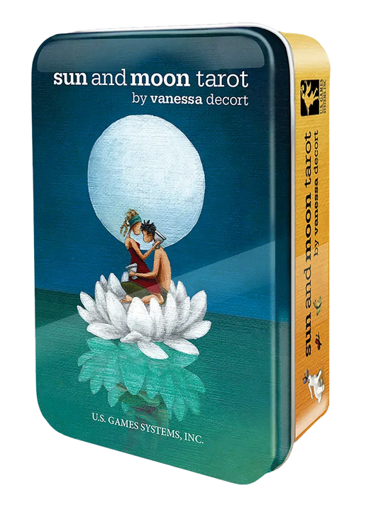 Sun and Moon Tarot in a tin