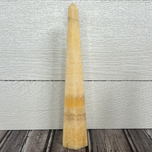 Yellow Calcite Obelisk