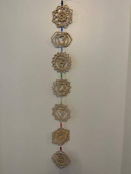 Wood Chakra Wall Hanging
